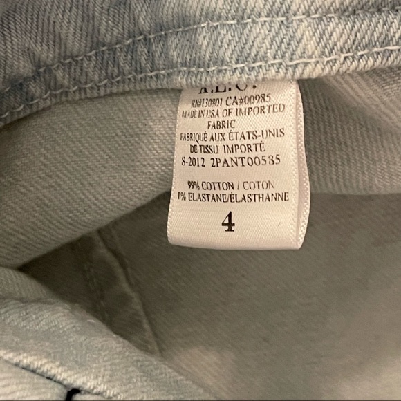 NWOT A.L.C. Pastel Blue Lake Paper Bag Pants Size 4 - Picture 5 of 5